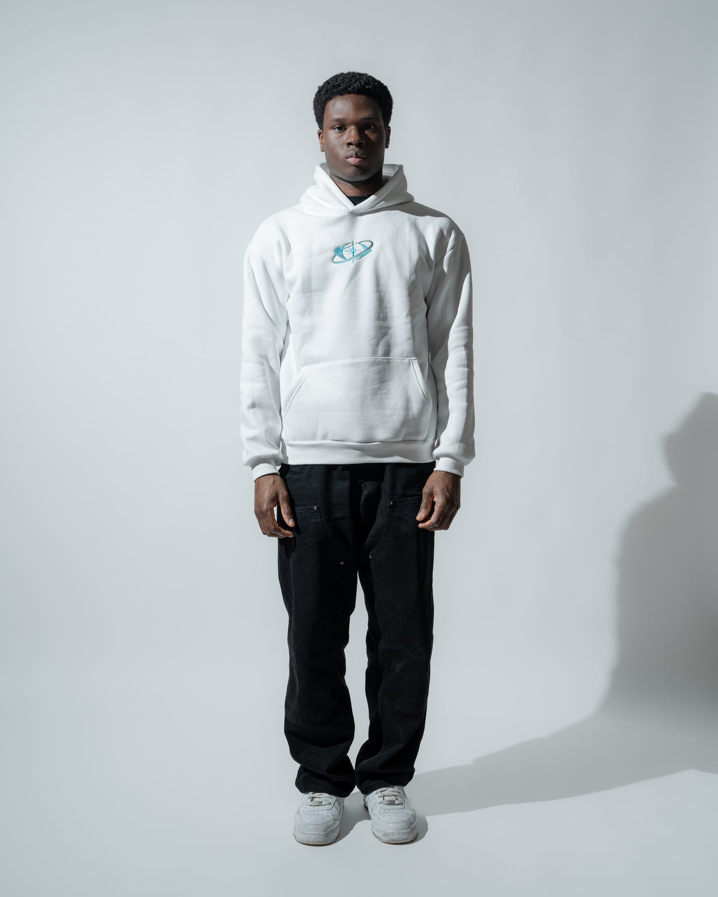 WHITE HOODIE URANUS