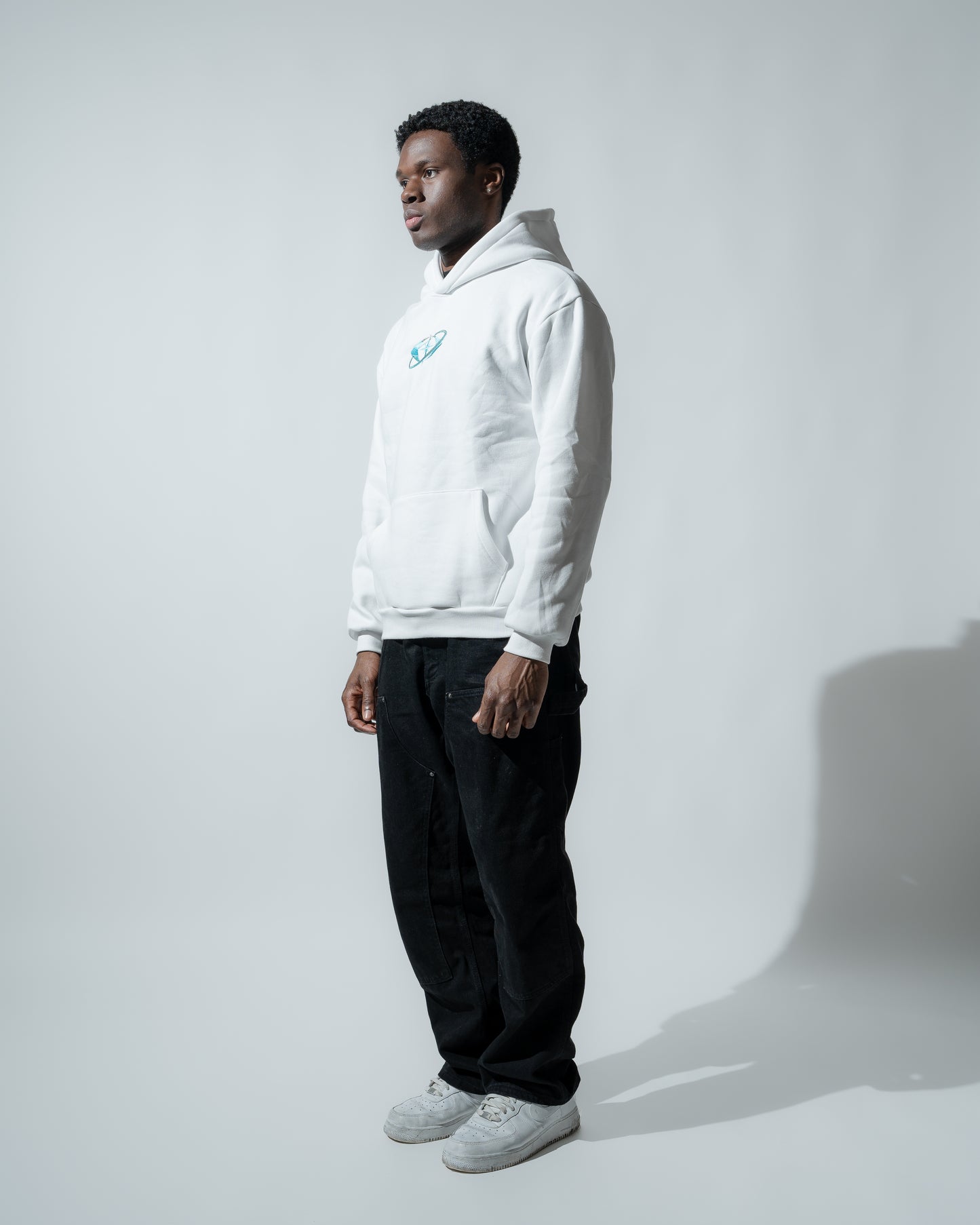 WHITE HOODIE URANUS
