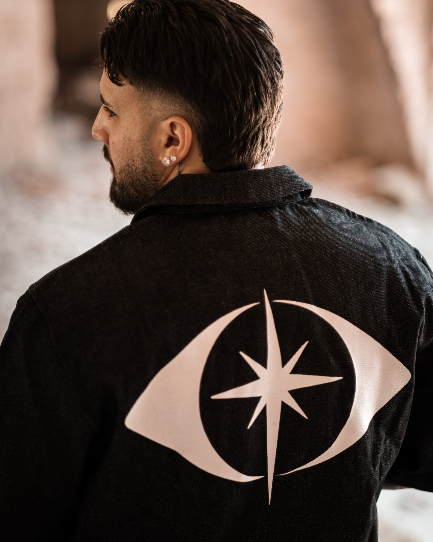 CROP ZIP JACKET STAR VISION