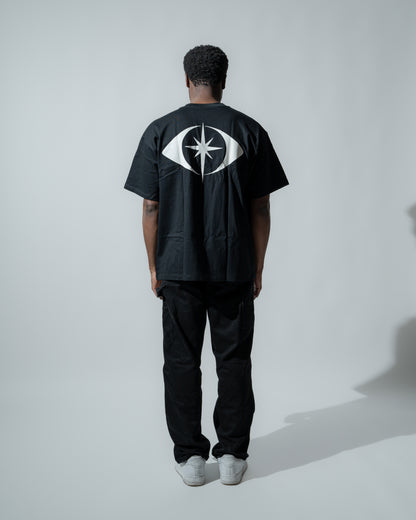 BLACK TEE "LOGO"